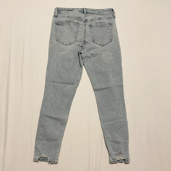 Gap High Rise Universal Leggings Distressed Jeans Womens Size 30 - Picture 11 of 16